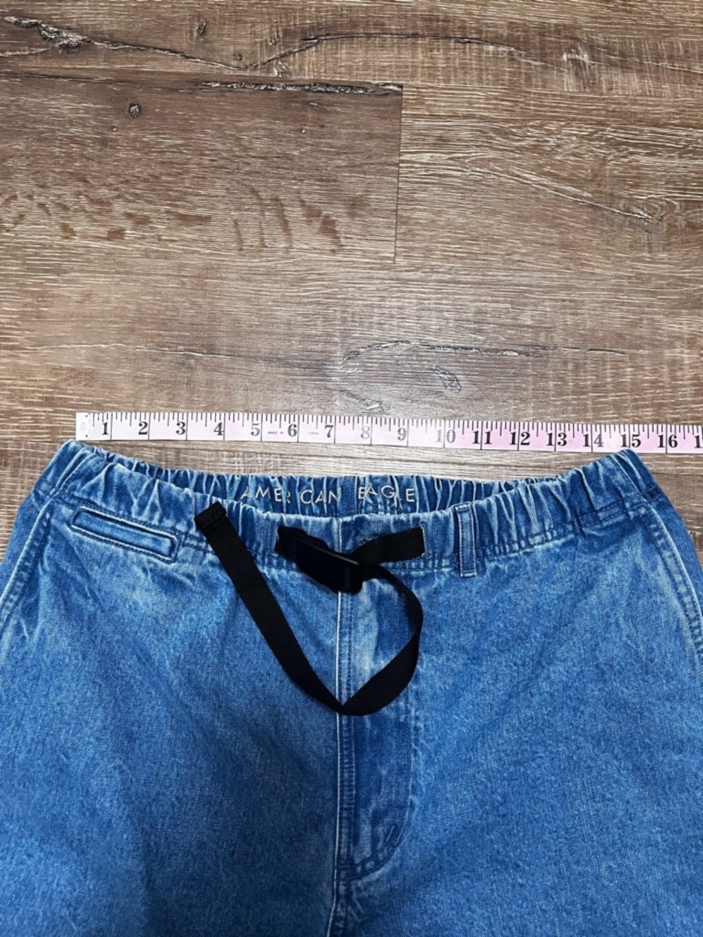 AE American Eagle Belted Loose Jean NWT Size Medium - Picture 11 of 15